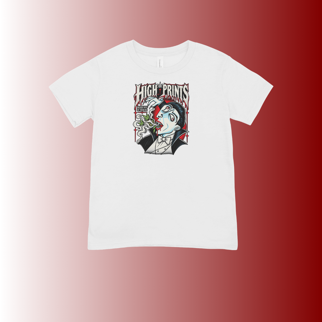 High Prints Bloodshot T-Shirt in white, front view